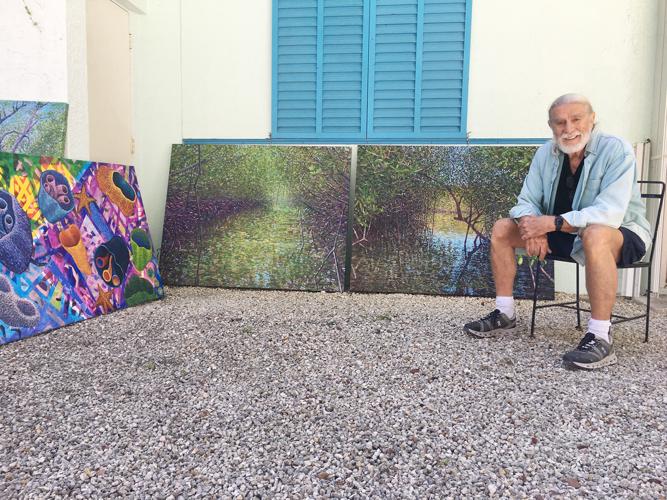 Hawver with art