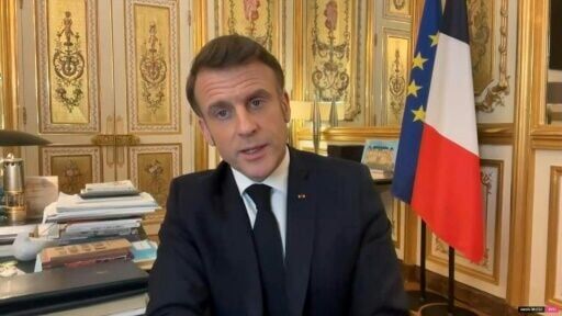 France's Macron calls Zelensky 'an elected president'