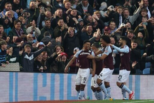 Ollie Watkins (left) was on target in Aston Villa's 4-1 win over Newcastle