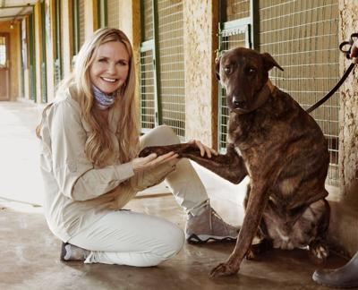 Ganzert with dog