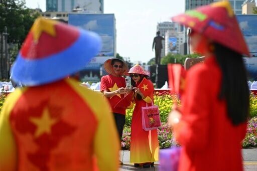 Social media users have been anticipating the parade for days after widespread coverage of rehearsals in Vietnamese media, which is controlled by the state