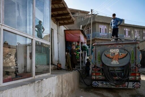 Many Kabul residents are forced to lug water in heavy jugs from wells or buy it from tankers