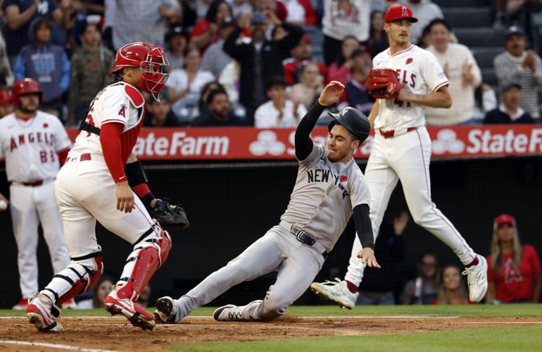Yankees Angels Baseball