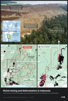 Nickel mining and deforestation in Indonesia